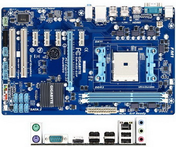 GIGABYTE GA-A55-S3P Socket FM1